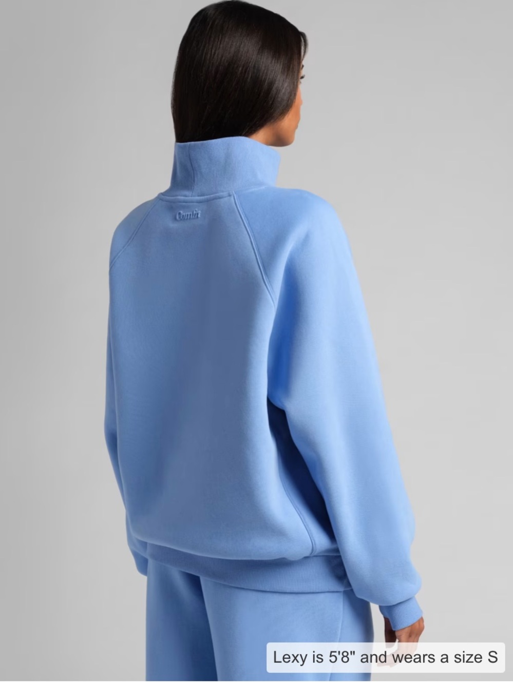 Comfrt Basic Mock Neck Sweatshirt - Picture 3 of 8